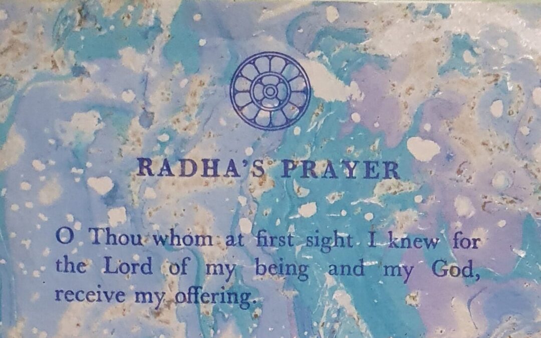 Sri Aurobindo. Radhos kreipimasis