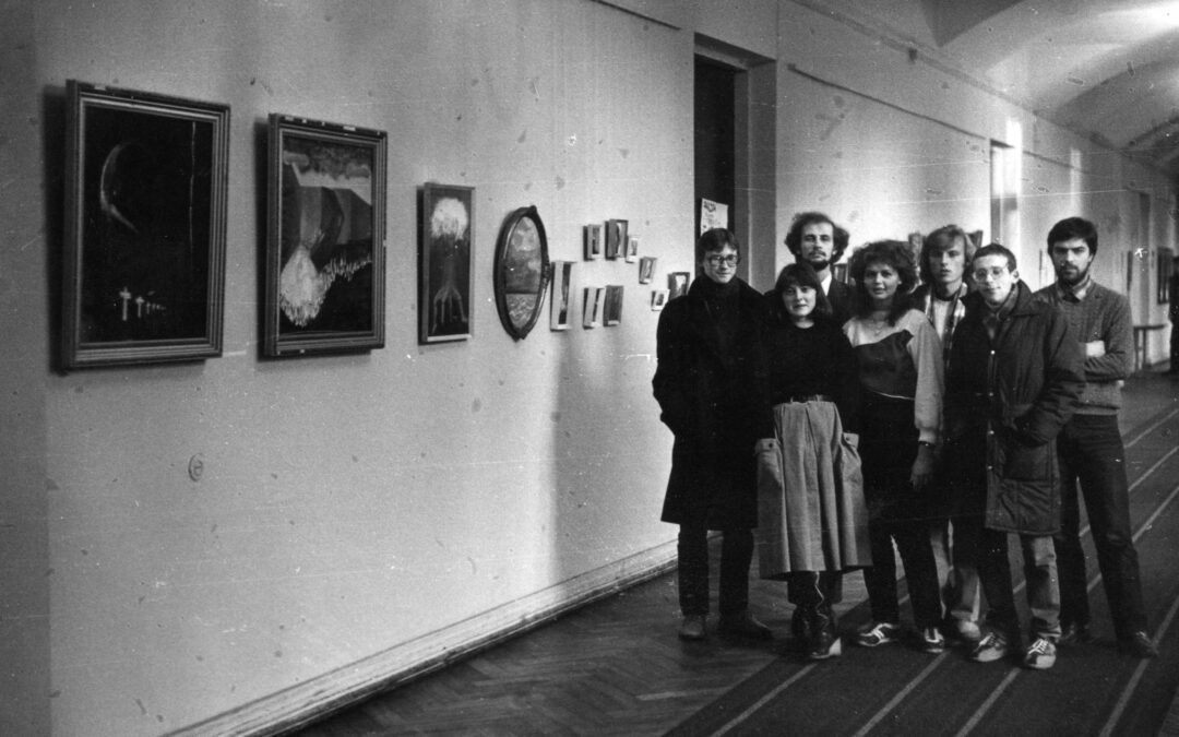Valstybinės konservatorijos studentų paroda 1985-1986 metais