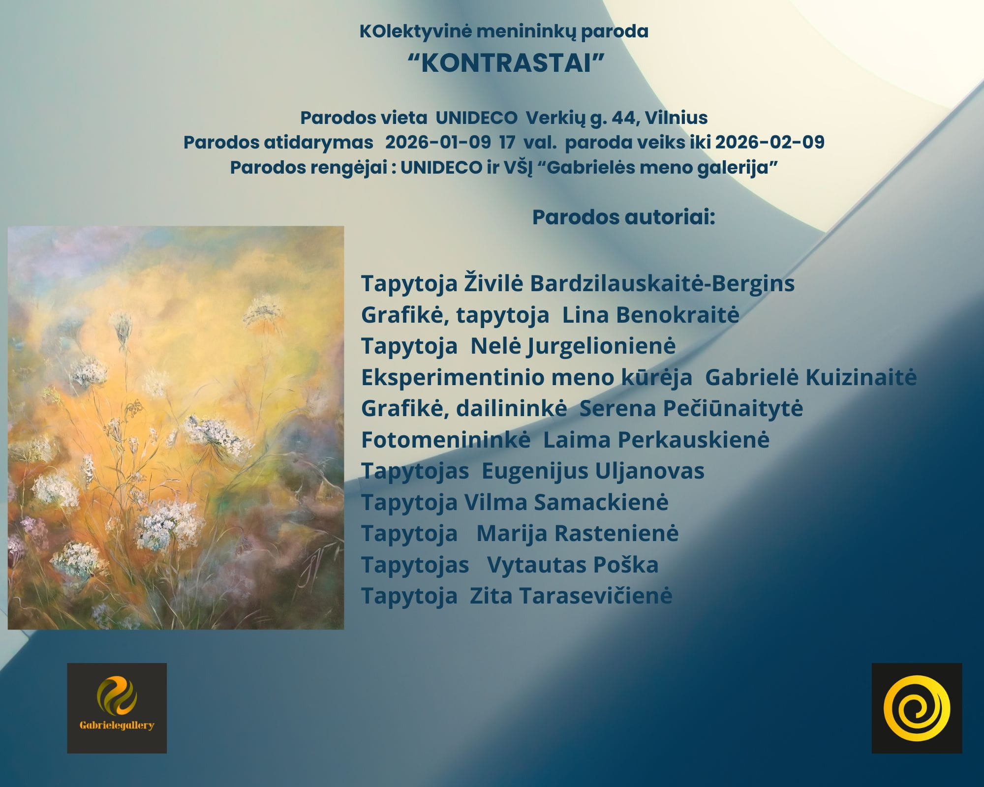 Kolektyvinė menininkų paroda “KONTRASTAI”