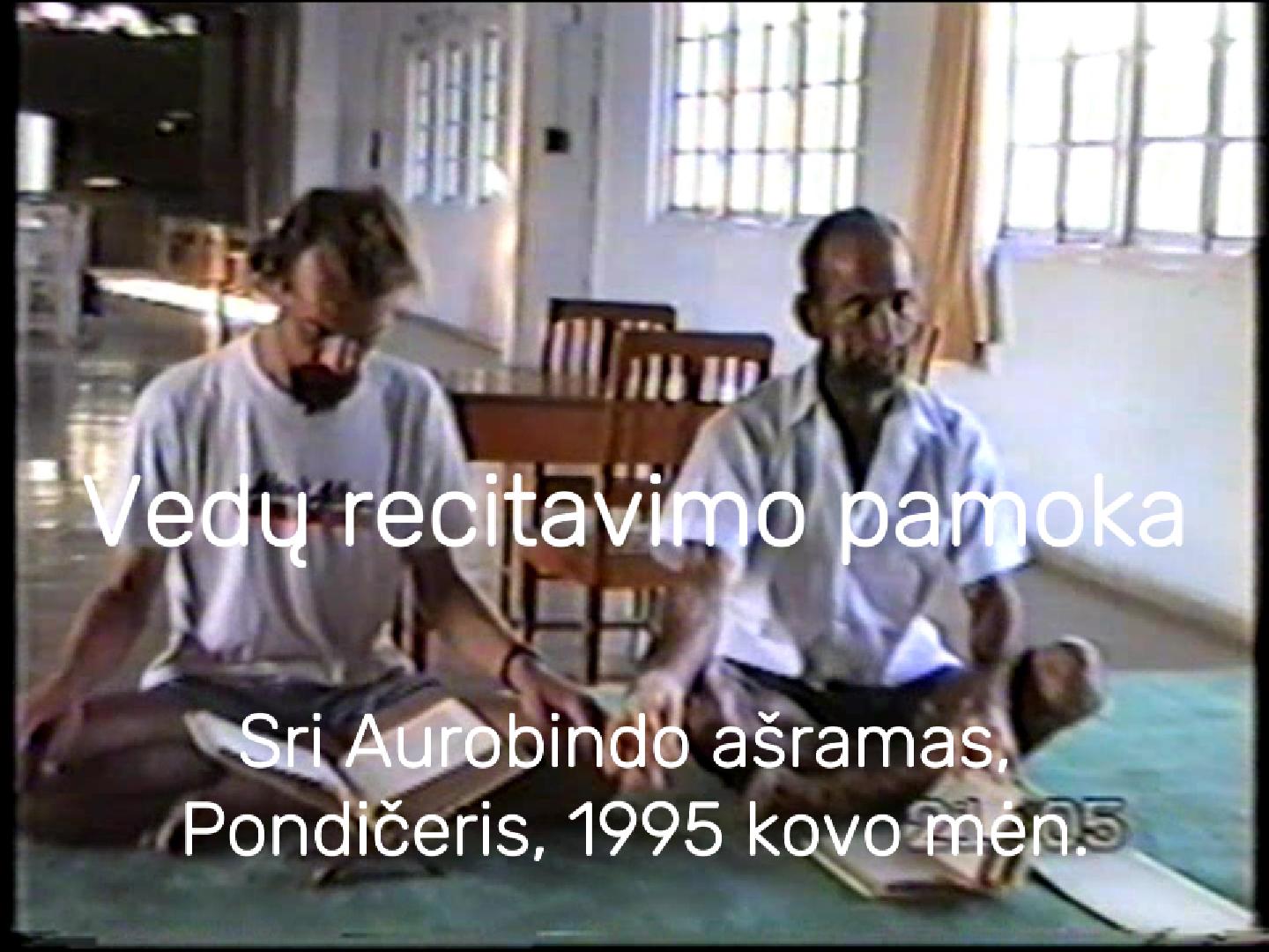 Vedų recitavimo pamoka