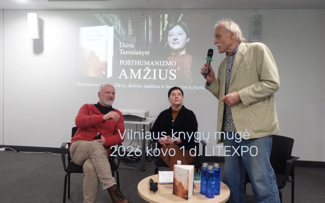 Daivos Tamošaitytės knygos „Posthumanizmo amžius” pristatymas Vilniaus knygų mugėje