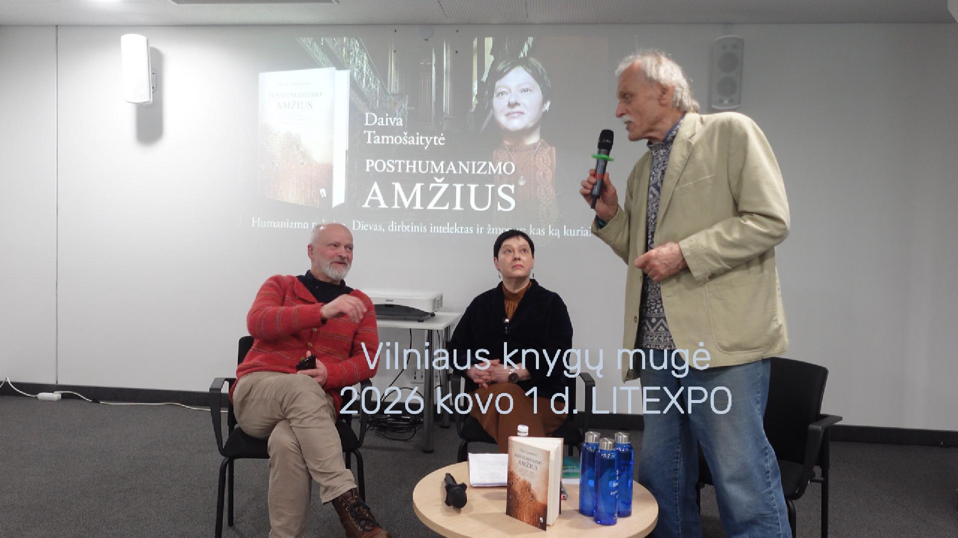 Daivos Tamošaitytės knygos „Posthumanizmo amžius” pristatymas Vilniaus knygų mugėje