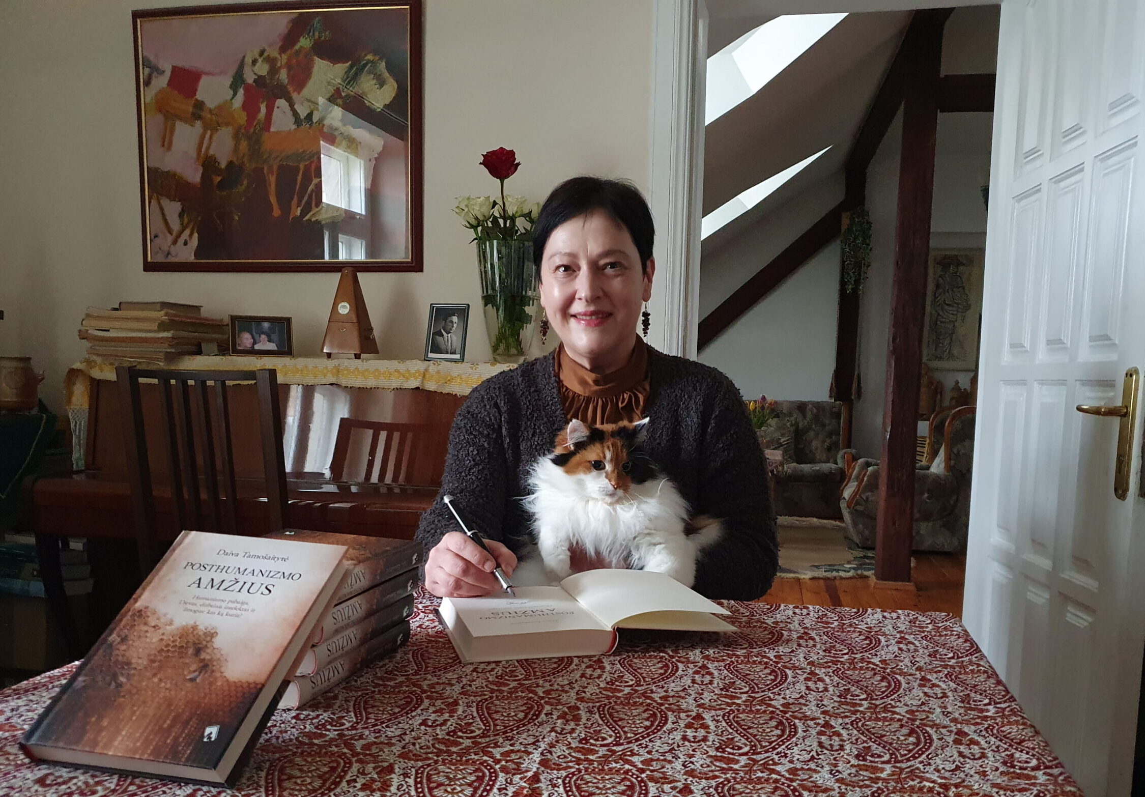 Daivos Tamošaitytės knygos apie posthumanizmą pristatymas Nacionalinėje Martyno Mažvydo bibliotekoje 2026 m. gegužės 11 d.